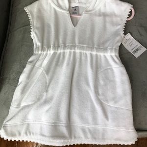 Toddler hooded beach/pool coverup